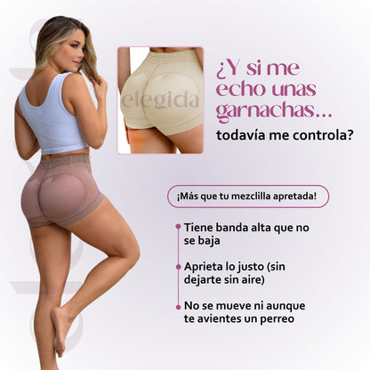Panty Con Faja Interna Levanta Cola - Moldea sin marcar, levanta sin esfuerzo, ¡y nadie nota que lo llevas!
